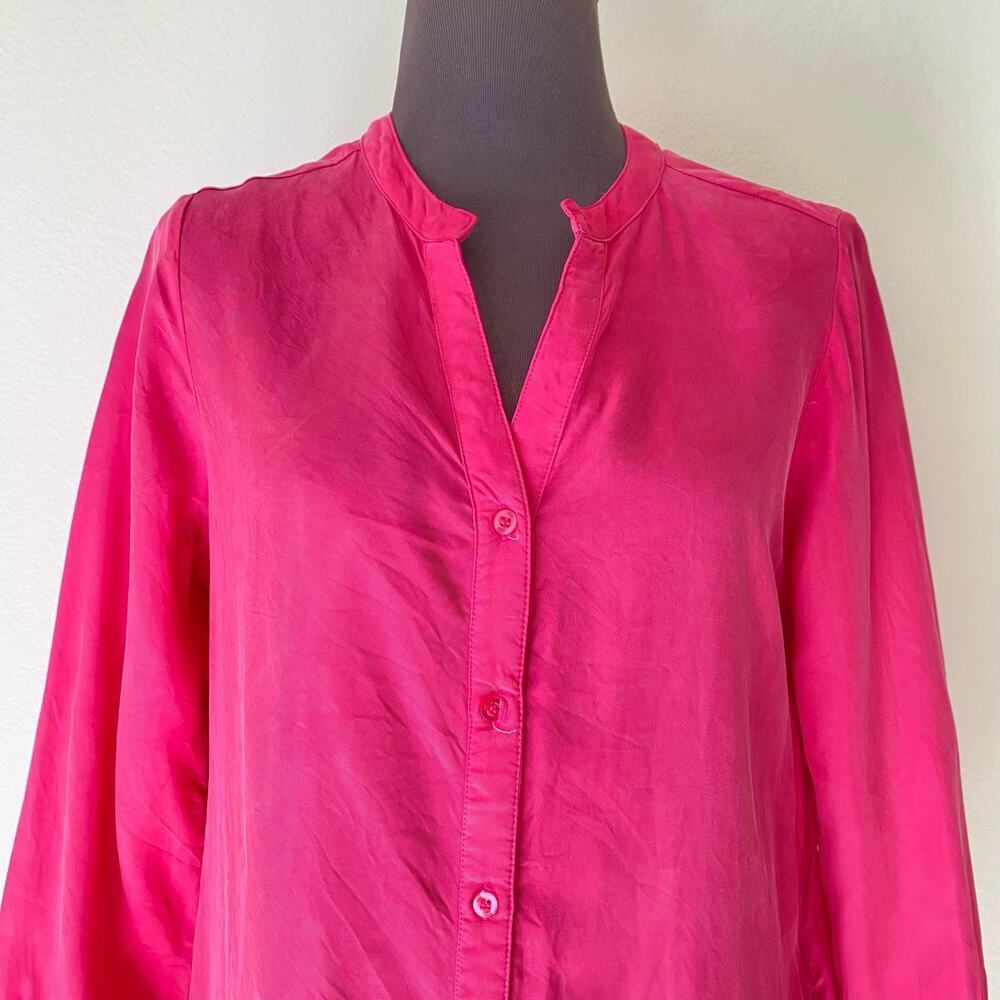 Joh Anthropologie sz M button down oversized shift minimalist tunic dress - Picture 2 of 8